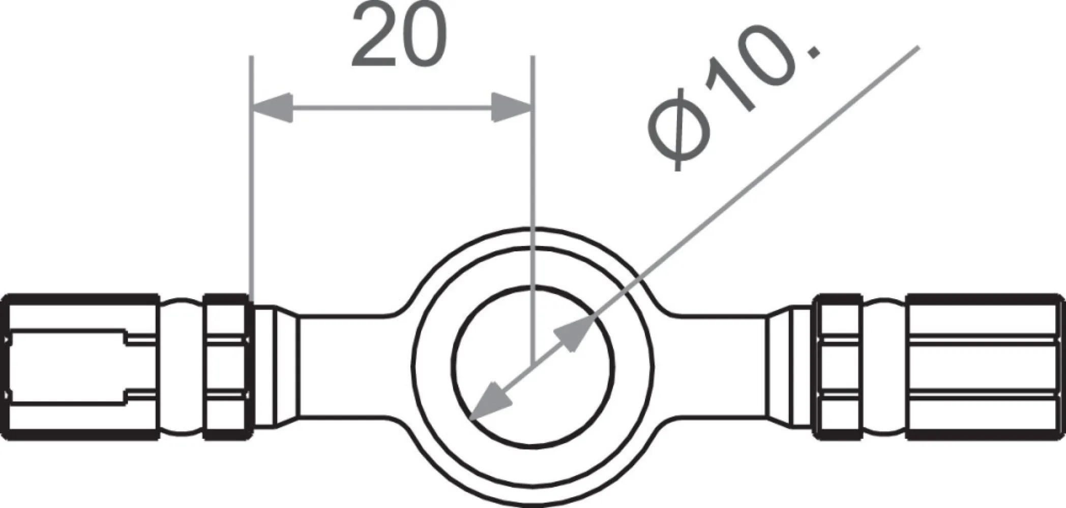TRW - BANJO CONNECTOR M10 SL - 17420533