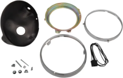 EMGO - H/LAMP Z1 STYLE SHELL BLK - 20010820
