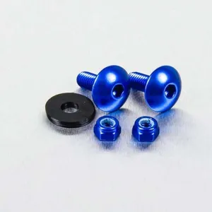 PRO BOLT - BOLT KIT LIC PLATE M6X16 BLUE - 20301602