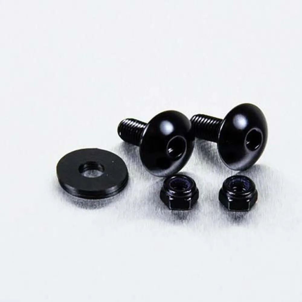 PRO BOLT - BOLT KIT LIC PLATE M6X16 BLACK - 20301603